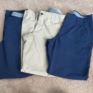 Under Armour Men's Chinos in Navy and Light Tan